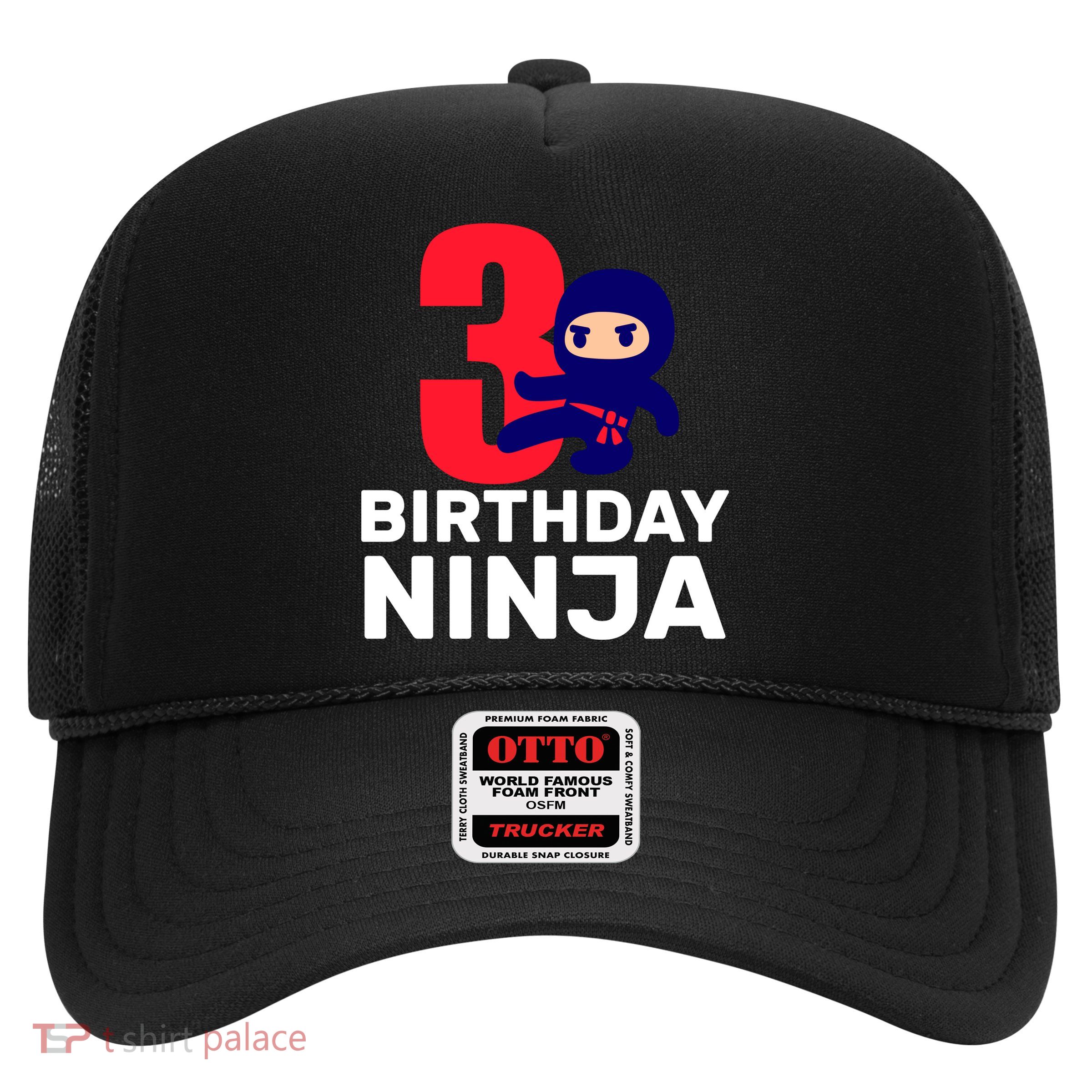 3rd Birthday Ninja  Trucker Hat