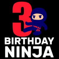 3rd Birthday Ninja  Full Zip Hoodie