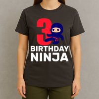 3rd Birthday Ninja  T-Shirt