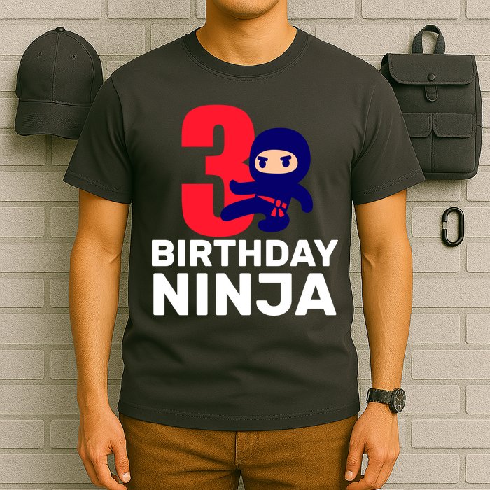 3rd Birthday Ninja  T-Shirt