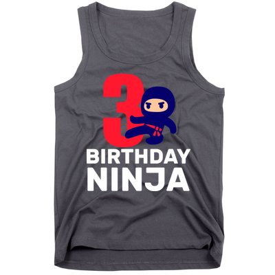 3rd Birthday Ninja  Tank Top