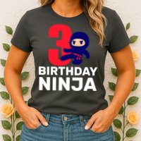 3rd Birthday Ninja  Womens T-Shirt
