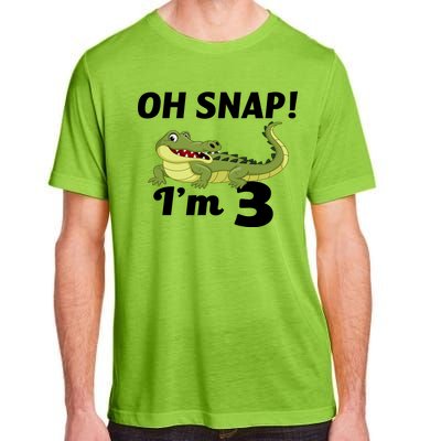 3rd Birthday Oh Snap Im 3 Adult ChromaSoft Performance T-Shirt