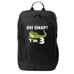 3rd Birthday Oh Snap Im 3 City Backpack