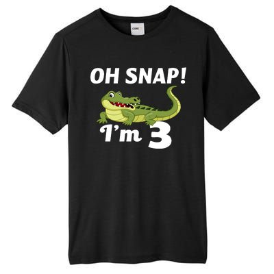 3rd Birthday Oh Snap Im 3 Tall Fusion ChromaSoft Performance T-Shirt