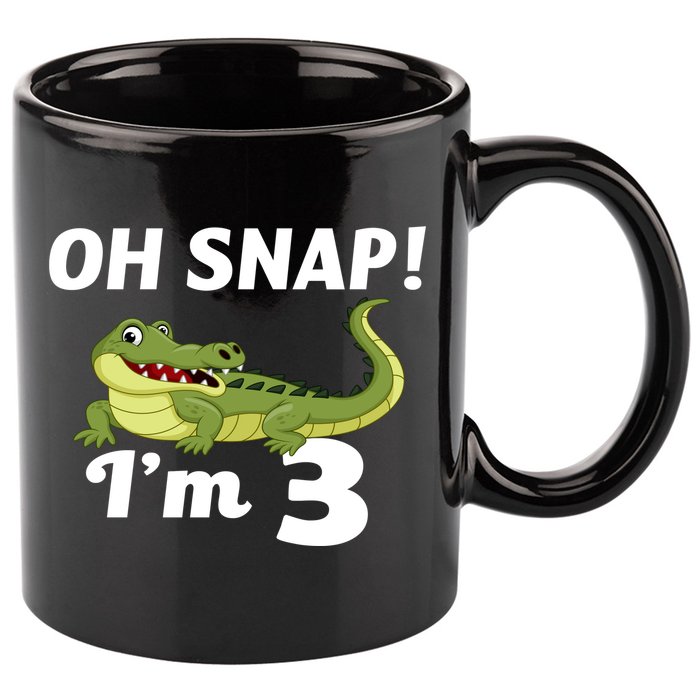 3rd Birthday Oh Snap Im 3 11oz C Handle Ceramic Mug