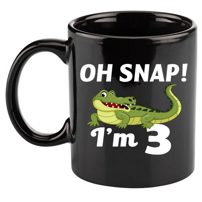 3rd Birthday Oh Snap Im 3 11oz C Handle Ceramic Mug