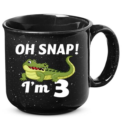 3rd Birthday Oh Snap Im 3 15oz Campfire Ceramic Mug