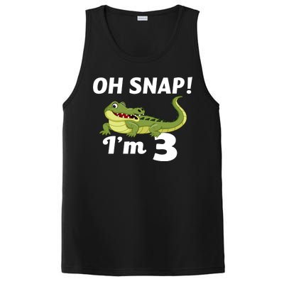 3rd Birthday Oh Snap Im 3 PosiCharge Competitor Tank