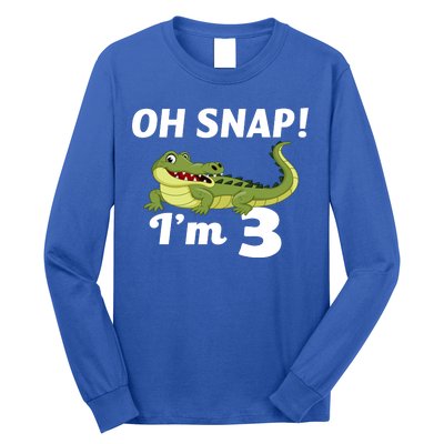 3rd Birthday Oh Snap Im 3 Long Sleeve Shirt