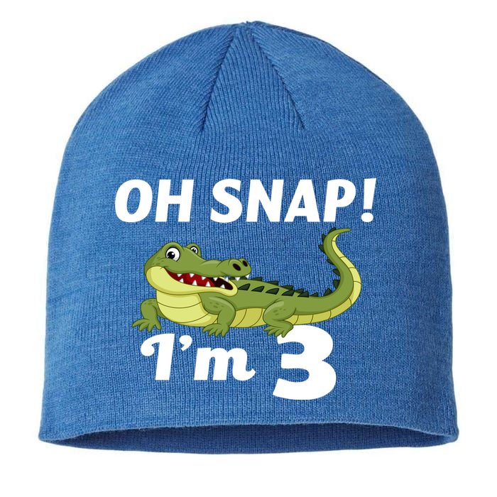 3rd Birthday Oh Snap Im 3 Sustainable Beanie