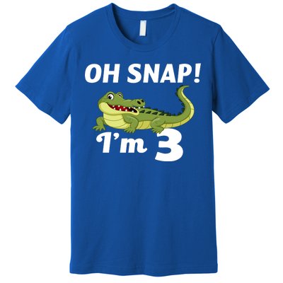 3rd Birthday Oh Snap Im 3 Premium T-Shirt