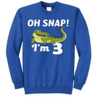 3rd Birthday Oh Snap Im 3 Tall Sweatshirt