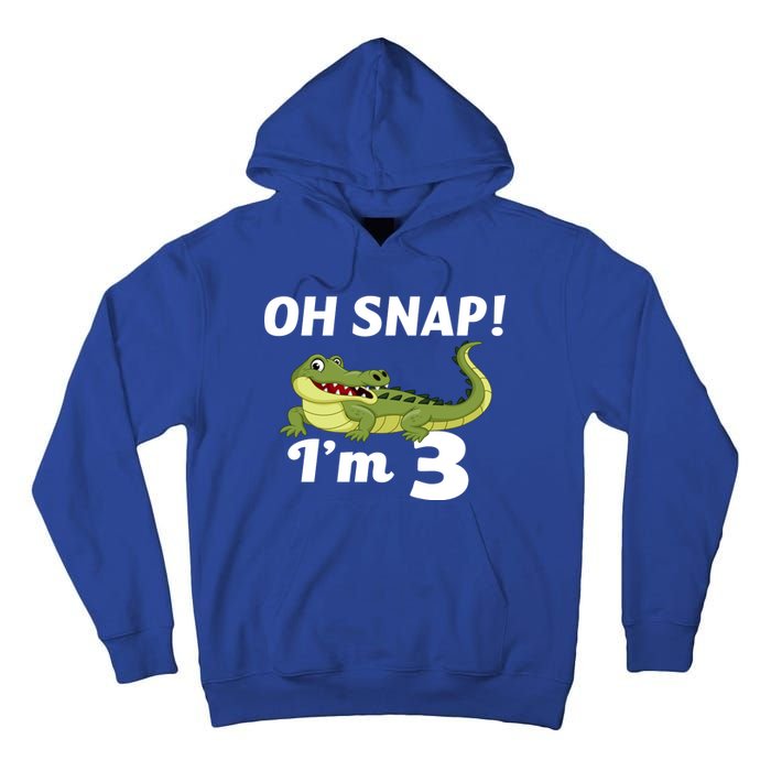 3rd Birthday Oh Snap Im 3 Tall Hoodie