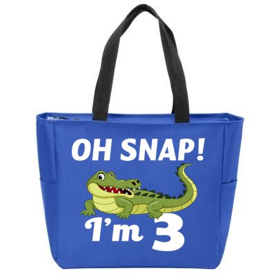 3rd Birthday Oh Snap Im 3 Zip Tote Bag