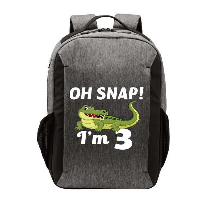 3rd Birthday Oh Snap Im 3 Vector Backpack