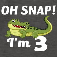 3rd Birthday Oh Snap Im 3 Vector Backpack