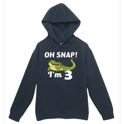 3rd Birthday Oh Snap Im 3 Urban Pullover Hoodie