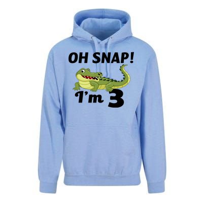 3rd Birthday Oh Snap Im 3 Unisex Surf Hoodie