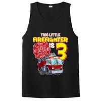 3rd Birthday This Little Firefighter Is Three PosiCharge Competitor Tank