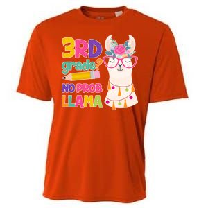 3rd Grade? No Prob Llama Cooling Performance Crew T-Shirt