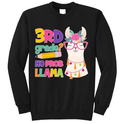 3rd Grade? No Prob Llama Sweatshirt