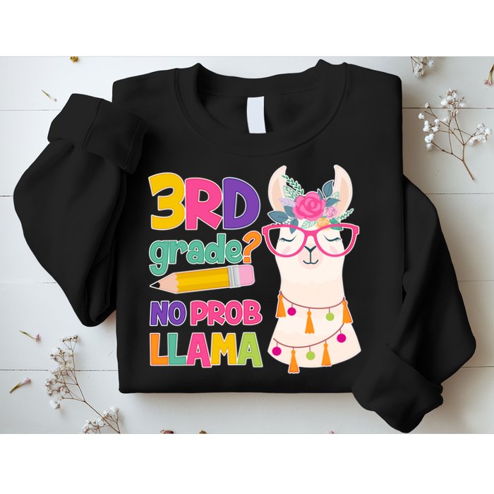 3rd Grade? No Prob Llama Sweatshirt