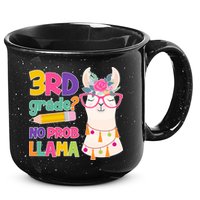 3rd Grade? No Prob Llama 15oz Campfire Ceramic Mug