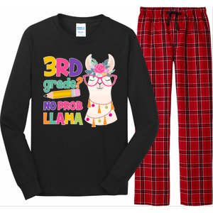 3rd Grade? No Prob Llama Long Sleeve Pajama Set