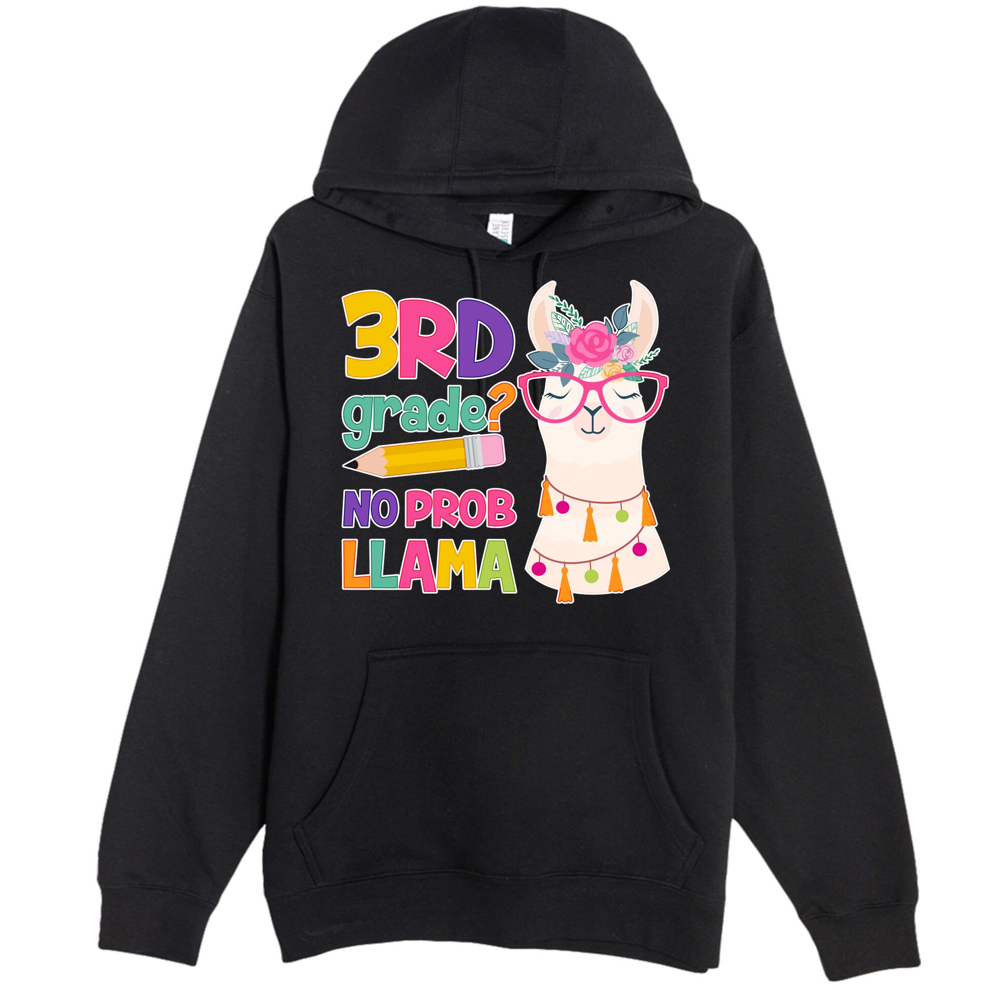 3rd Grade? No Prob Llama Premium Pullover Hoodie