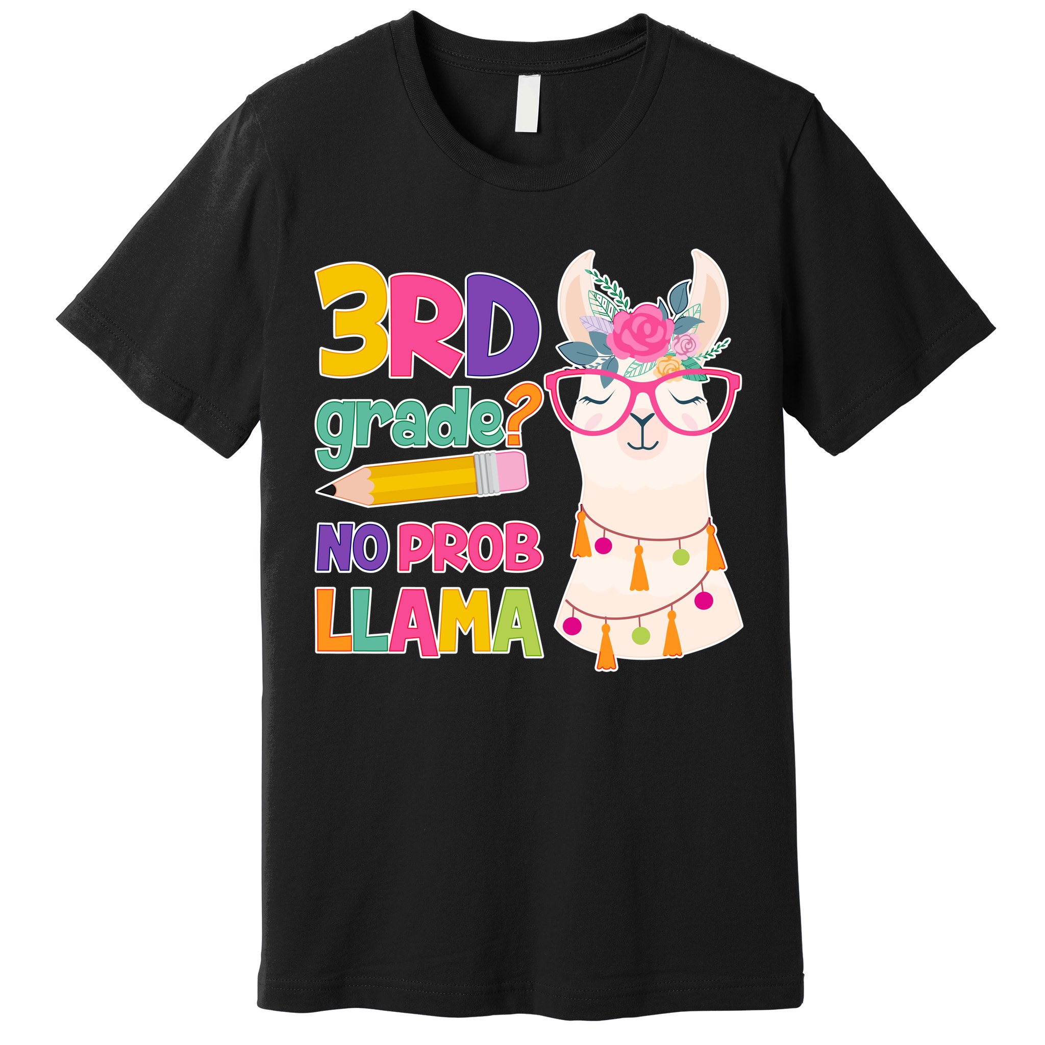 3rd Grade? No Prob Llama Premium T-Shirt