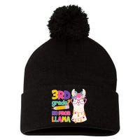 3rd Grade? No Prob Llama Pom Pom 12in Knit Beanie
