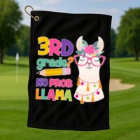 3rd Grade? No Prob Llama Golf Towel