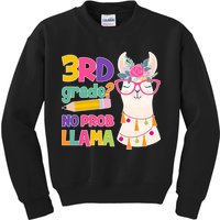 3rd Grade? No Prob Llama Kids Sweatshirt