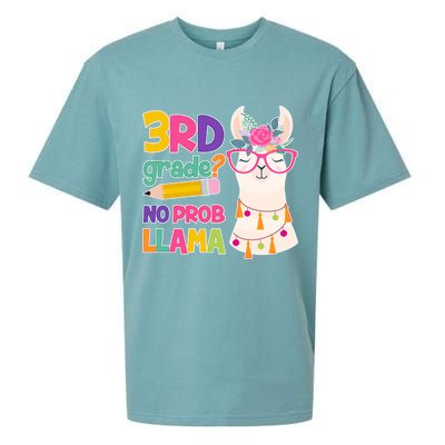 3rd Grade? No Prob Llama Sueded Cloud Jersey T-Shirt