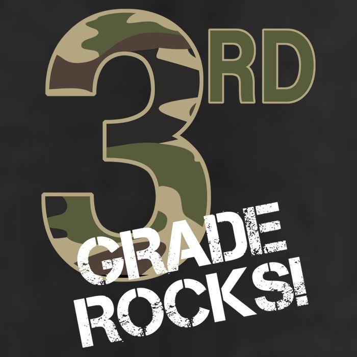 3rd Grade Rocks Camo Cool Comfort Performance Bucket Hat