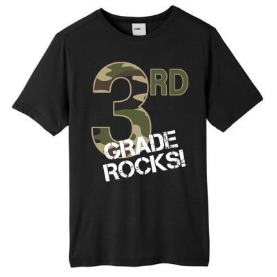 3rd Grade Rocks Camo Tall Fusion ChromaSoft Performance T-Shirt