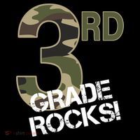 3rd Grade Rocks Camo Zip Tote Bag