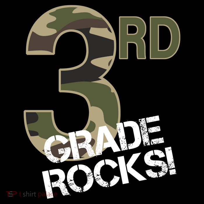 3rd Grade Rocks Camo Zip Tote Bag