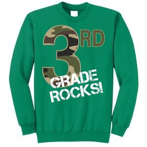 3rd Grade Rocks Camo Sweatshirt