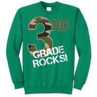 3rd Grade Rocks Camo Sweatshirt