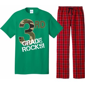 3rd Grade Rocks Camo Pajama Set