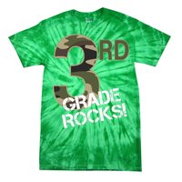 3rd Grade Rocks Camo Tie-Dye T-Shirt