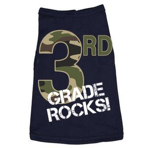 3rd Grade Rocks Camo Doggie Tank