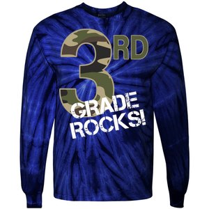 3rd Grade Rocks Camo Tie-Dye Long Sleeve Shirt