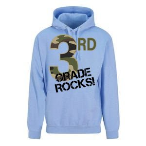 3rd Grade Rocks Camo Unisex Surf Hoodie