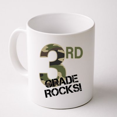 3rd Grade Rocks Camo Coffee Mug