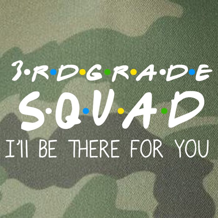 3rd Grade Squad I'll Be There For You Legacy Tie Dye Trucker Hat