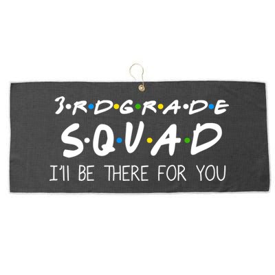 3rd Grade Squad I'll Be There For You Large Microfiber Waffle Golf Towel