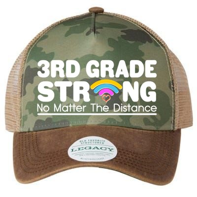 3rd Grade Strong No Matter The Distance Legacy Tie Dye Trucker Hat